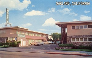 Moswood Motel, 683 West MacArthur Blvd. on U. S. Hwy. 50, Oakland, California                                                                   